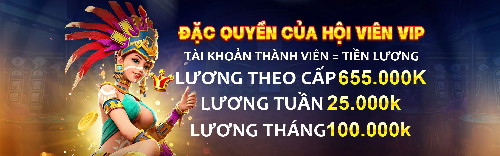 Cấp độ VIP Vàng của choangclub